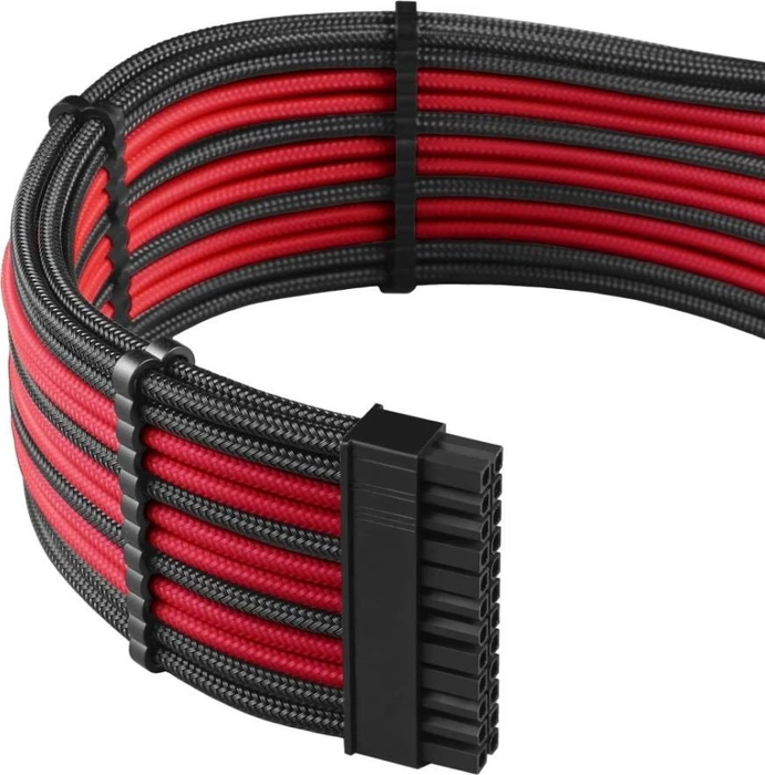 CableMod PRO ModMesh Cable Extension Kit, schwarz/rot