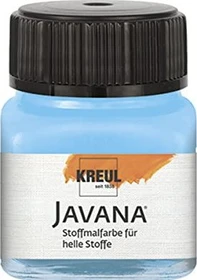 Kreul Javana Stoffmalfarbe für helle Stoffe, hellblau, 20ml