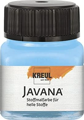 Kreul Javana Stoffmalfarbe für helle Stoffe, hellblau, 20ml