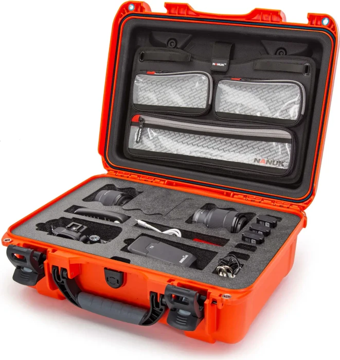 Nanuk 925 DSLR Kamerakoffer mit Deckel Organizer orange