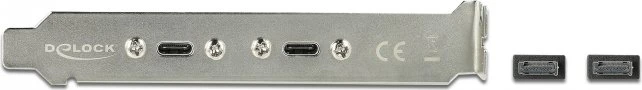 DeLOCK Slotblende, 2x USB-C 3.1