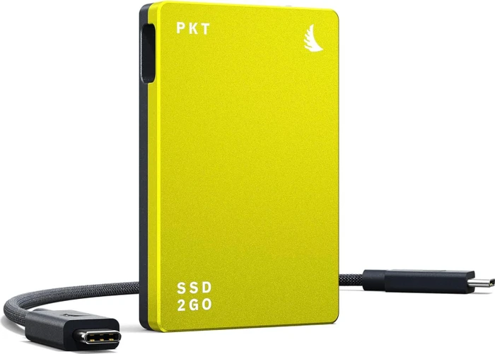 Angelbird SSD2go PKT MK3 portable SSD, schwarz/gelb, 2.5", 2TB, USB-C 3.2