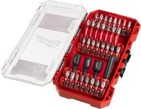 Milwaukee Shockwave Bitset/Steckschlüsselsatz inkl. Werkzeugbox, 33-tlg.