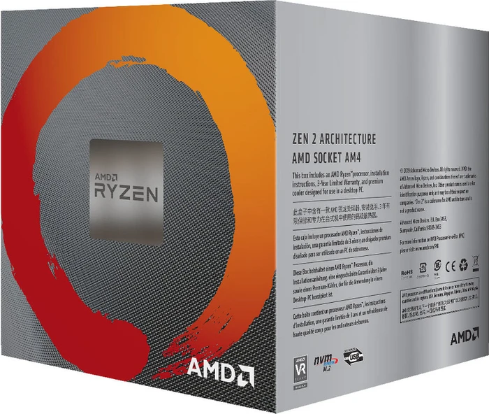 AMD Ryzen 5 3600X, 6C/12T, 3.80-4.40GHz, boxed