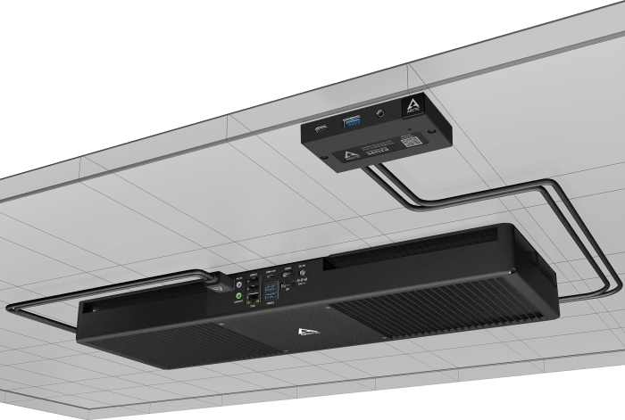 ARCTIC Senza AI - Under Desk PC, Ryzen AI 9 HX 370, 32GB RAM, 1TB SSD, Windows 11 Pro