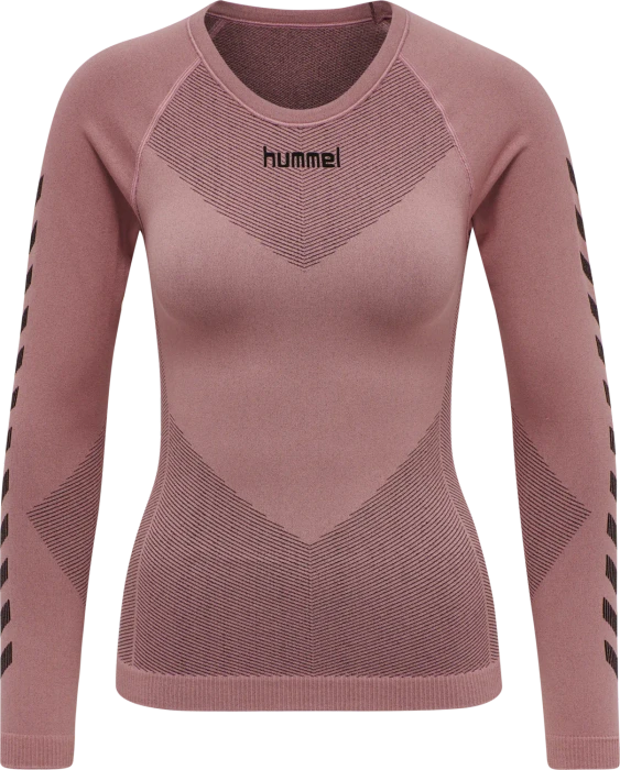 hummel Seamless First Jersey Funktionsshirt langarm dusty rose (Damen)