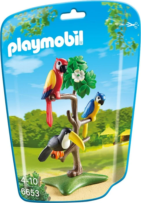 playmobil City Life Papageien und Tukan im Baum