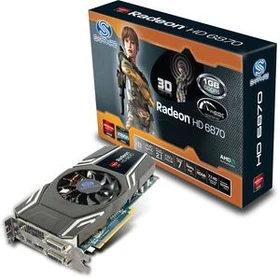 Sapphire Radeon HD 6870, 1GB GDDR5, 2x DVI, HDMI, 2x mDP, full retail