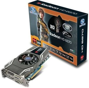 Sapphire Radeon HD 6870, 1GB GDDR5, 2x DVI, HDMI, 2x mDP, full retail