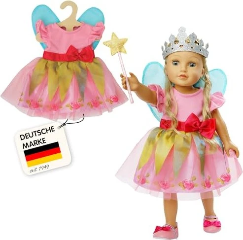 Heless Puppenkleid Prinzessin Lillifee mit pinker Schleife 28-35cm