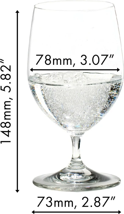 Riedel Vinum Water Glas, 2 Stück