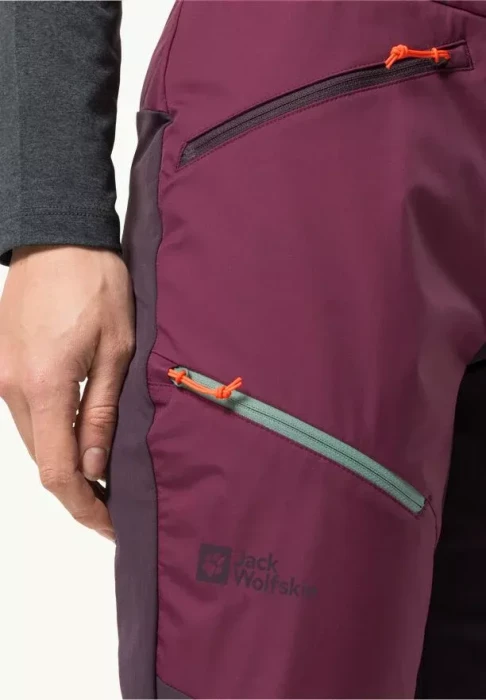 Jack Wolfskin Alpspitze Hose lang wild berry (Damen)