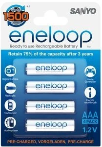 Panasonic eneloop (Gen 1) Micro AAA NiMH 800mAh, 4er-Pack