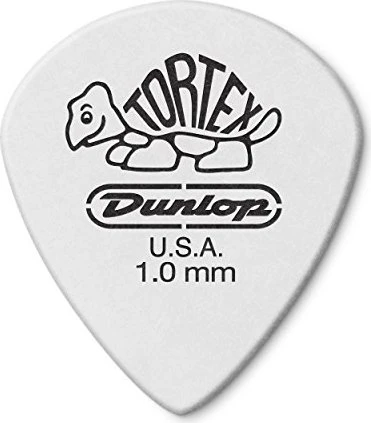 Dunlop Tortex White Jazz III Pick, 1.0mm, 12-Pack