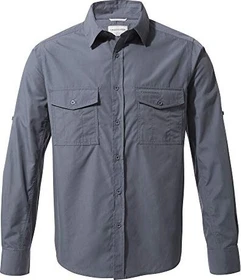 Craghoppers Kiwi Hemd langarm ombre blue (Herren)