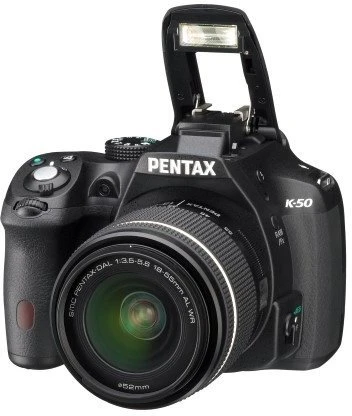 Pentax K-50 schwarz mit Objektiv smc DA 18-55mm 3.5-5.6 AL WR