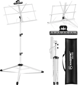 K Kasonic 2-in-1 Notenständer weiß