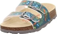 Superfit Fussbettpantoffel petrol/grau (Junior)