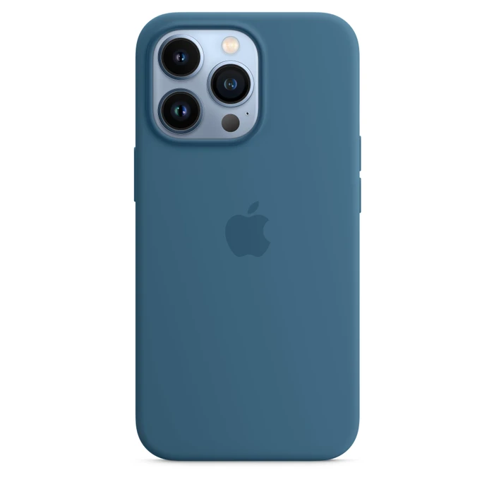 Apple Silikon Case mit MagSafe für iPhone 13 Pro eisblau