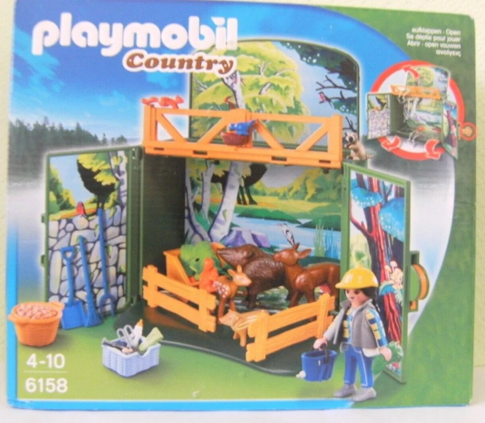 playmobil Country Aufklapp-Spiel-Box Waldtierfütterung