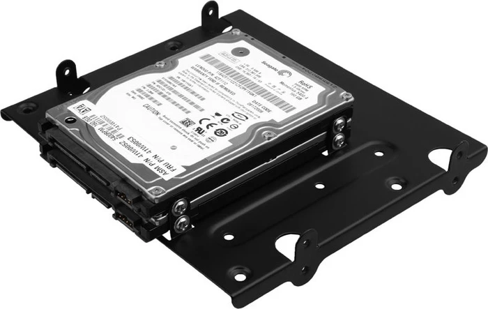 Axagon 5.25" auf 4x 2.5" Einbaurahmen, schwarz