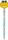 Legami Anti-Stress Squeezies Bee Different Bleistift HB graphit, Bee (VPSQ0006)