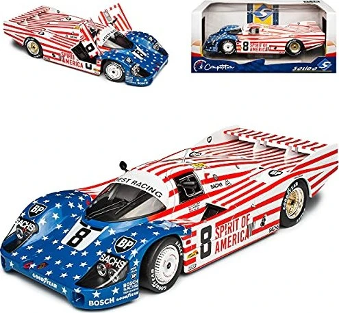 Schuco Solido Porsche 956 blau/rot #8