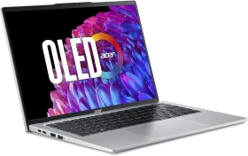 Acer Swift Go 14 OLED SFG14-73-779Z, Pure Silver, Core Ultra 7 155U, 32GB RAM, 1TB SSD, DE