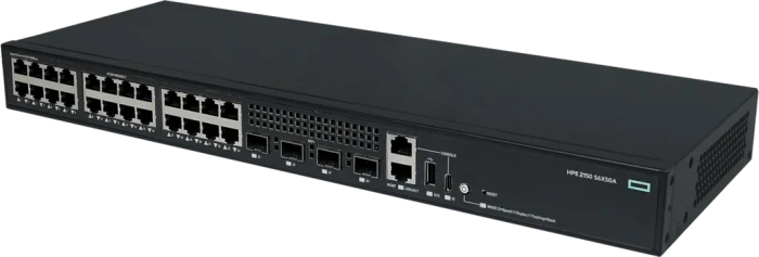 HPE CW 2150 Series Rackmount Gigabit Managed Switch, 24x RJ-45, 4x SFP+