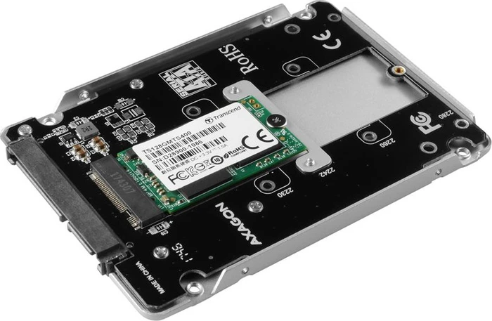 Axagon 2.5" SATA M.2 Box, SATA > M.2