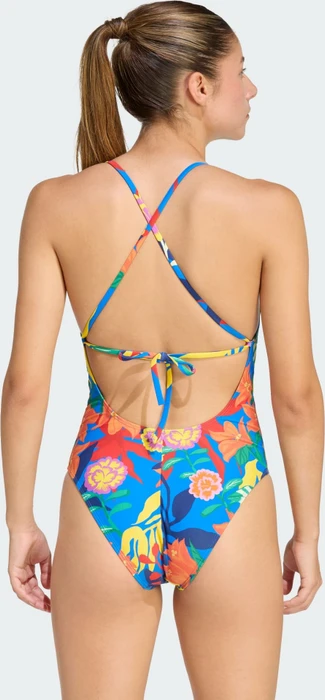 adidas Mexicana Florals Badeanzug glow blue/white (Damen)