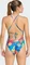 adidas Mexicana Florals Badeanzug glow blue/white (Damen) Vorschaubild