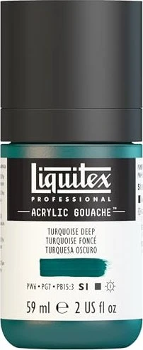 Liquitex Professional Acrylic Gouache turquoise deep, 59ml