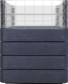 Garantia Ergo Quadro Turbo M75 Hochbeet 80x60cm wood