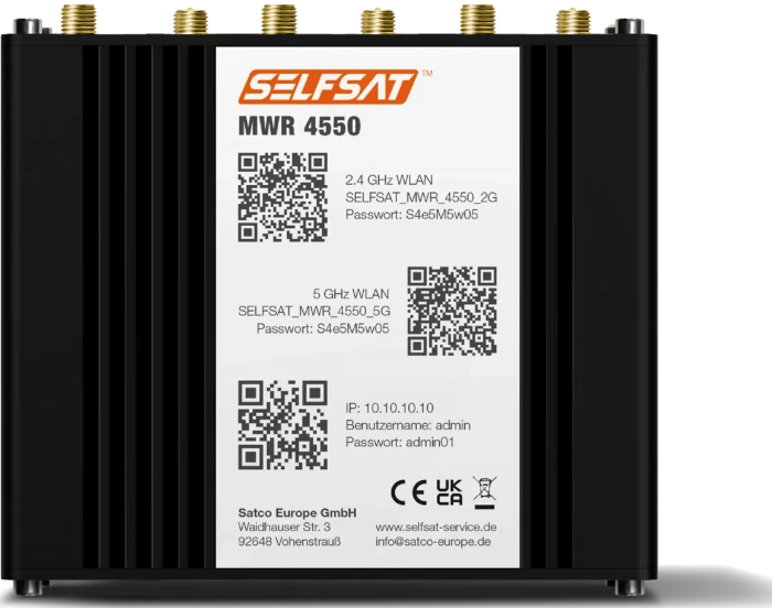 SelfSat MWR 4550, inkl. SELFSAT Antenne, LTE