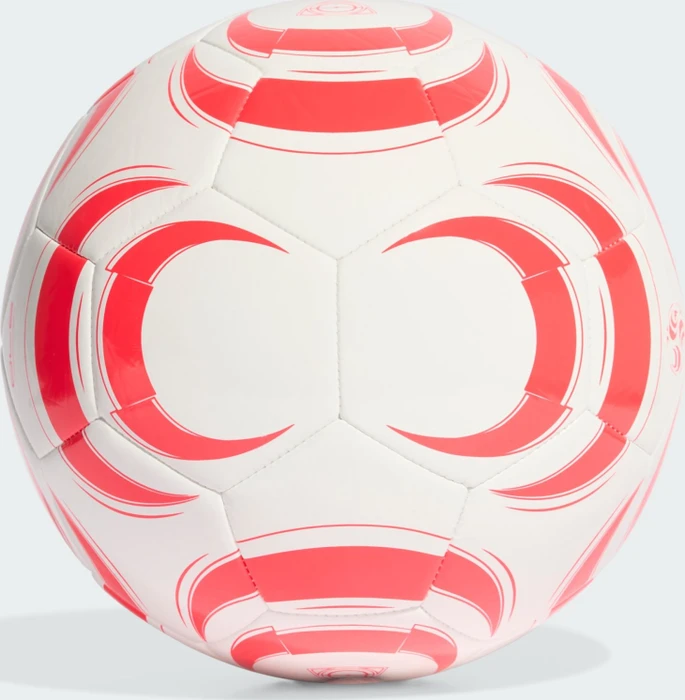 adidas Tiro Club Fußball white/lucid red