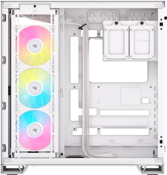 Corsair 6500X RGB iCUE LINK, weiß, Glasfenster