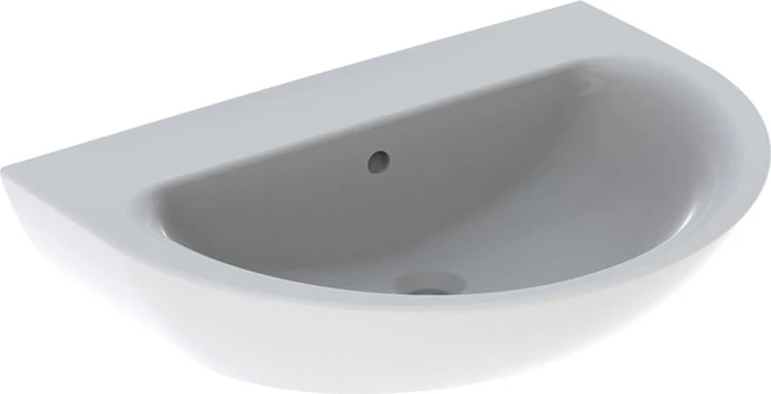 Geberit Renova Waschtisch 70cm, ohne Hahnloch, mit Überlauf, weiß