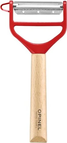 Opinel T-Duo Holz Gemüseschäler rot