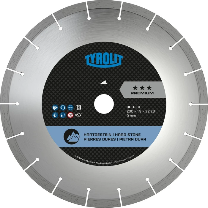 Tyrolit Premium DCH-FAST Cut Trockenschnitt Trennscheibe, 180x1.9x22.23mm, 1 Stück