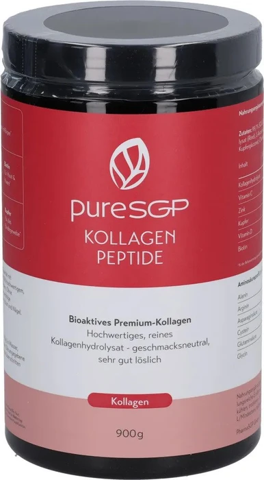 pureSGP Kollagen Peptide Pulver, 900g