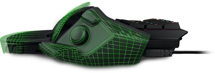 Razer Orbweaver Chroma, schwarz, Razer GREEN, USB