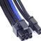 SilverStone PP07-PCIBA, 6/8-Pin PCIe Verlängerung 250mm, sleeved schwarz/blau Vorschaubild