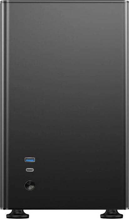 Jonsbo A4, schwarz, Glasfenster, Mini-ITX