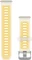 Garmin Schnellwechsel Ersatzarmband 20mm Silikon translucent bone/mango with silver hardware Vorschaubild