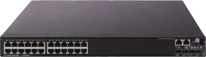 HP FlexNetwork 5130 HI 24G Rackmount Gigabit Managed Switch, 24x RJ-45, 4x SFP+, 1x Erweiterungsslot