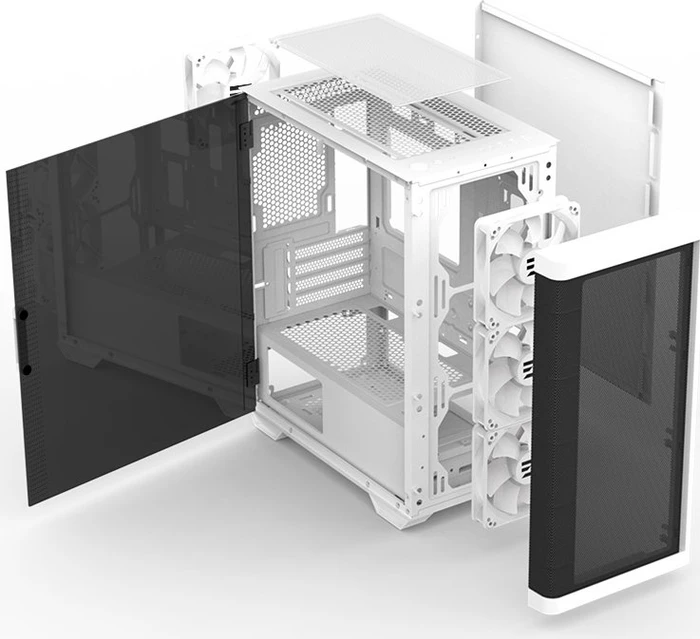Zalman M4 White, Glasfenster