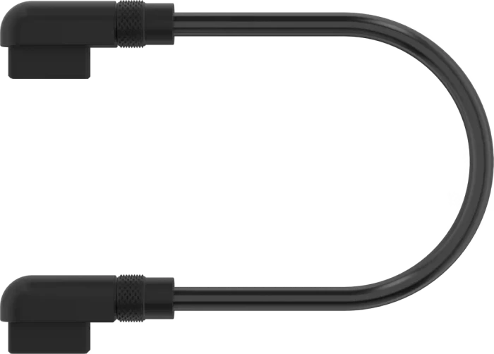 Corsair iCUE LINK Verlängerung, gewinkelt, 13.5cm, schwarz, 2er-Pack