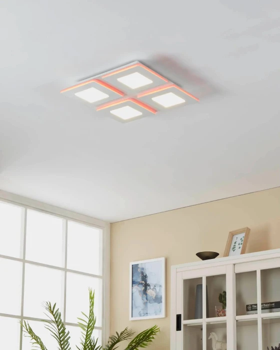 Eglo connect.Z Padrogiano.z LED Panel 450x450mm weiß