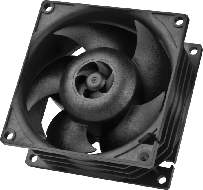 ARCTIC S8038-10K PWM schwarz, 80mm, 4er-Pack